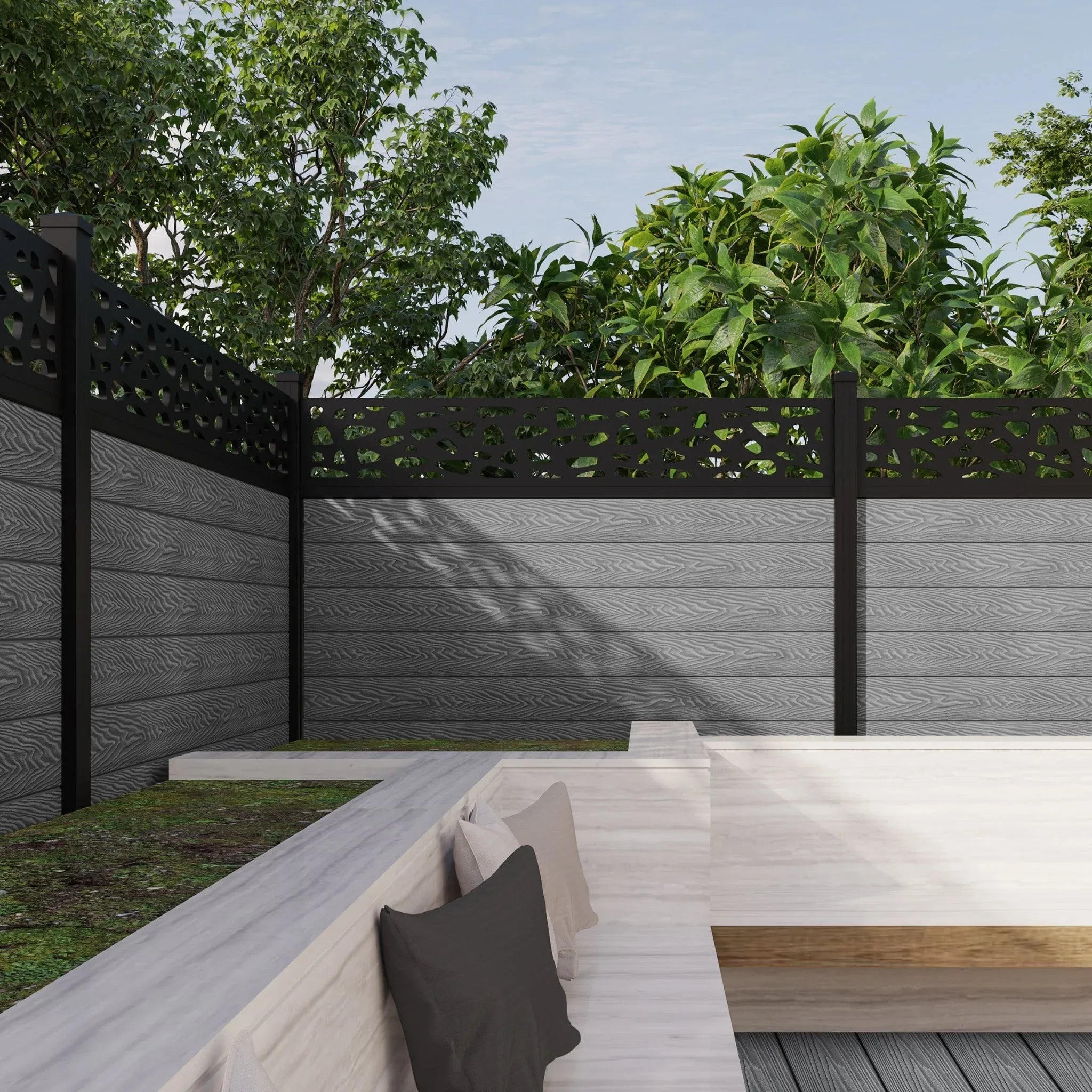 Composite Decorative Fence Panels – Tuda Grass