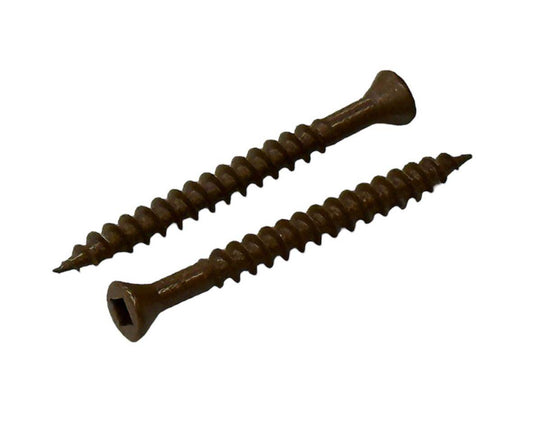 100x Colour Coded Golden Oak Screws - Tuda Grass