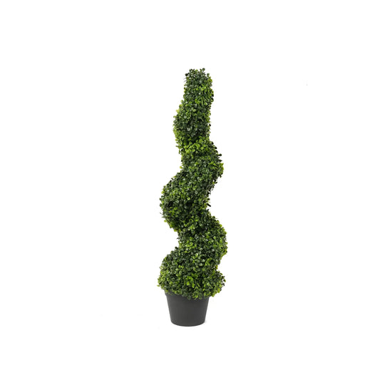 Artificial Boxwood Spiral Topiary Trees - Tuda Grass