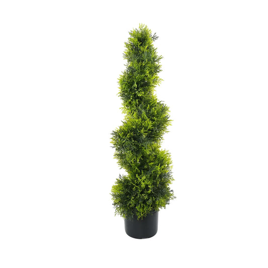 Artificial Cedar Spiral Trees - Tuda Grass