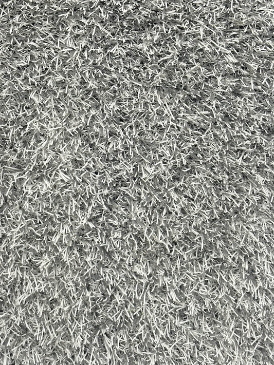 Silver 26mm Artificial Grass Sample - Tuda Grass