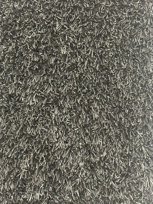 Black 26mm Artificial Grass Sample - Tuda Grass