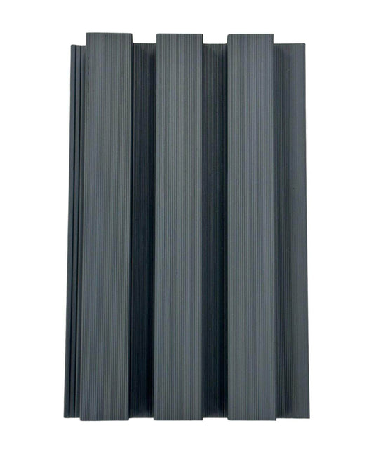 Composite Slatted Cladding Grey Sample - Series 2 - Tuda Grass