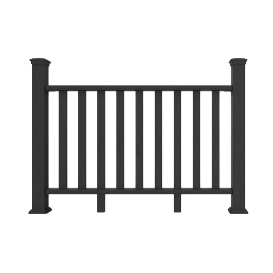 Premium Co-Extrusion Charcoal Composite 1.5m Balustrade Kit