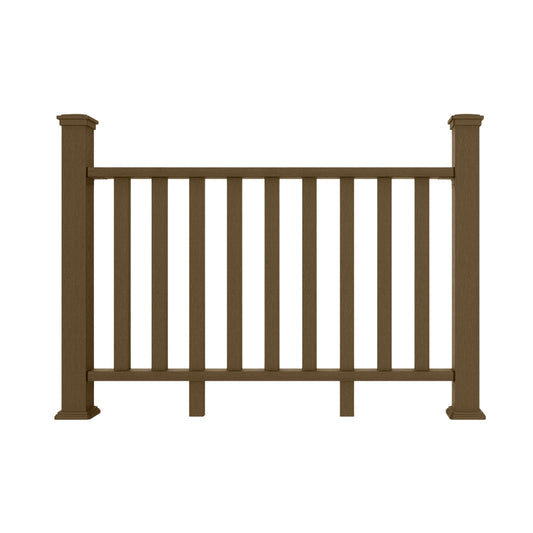 Premium Co-Extrusion Golden Teak Composite 1.5m Balustrade Kit