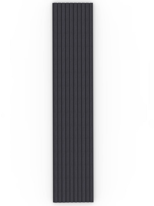 Black Oak Acoustic Wood Wall Panel Wide Slat Series 2 Sample - Tuda Grass