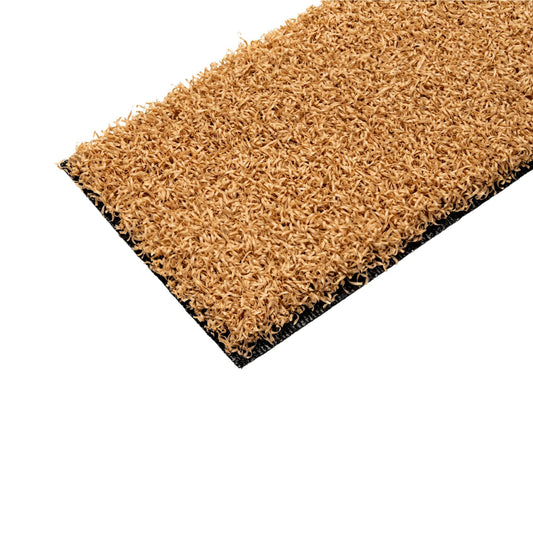 Beige Schools 10mm Artificial Grass Sample - Tuda Grass