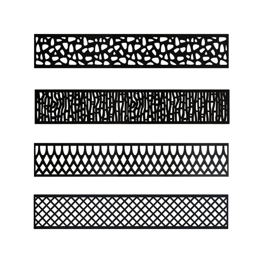 Composite Decorative Fence Panels - Tuda Grass