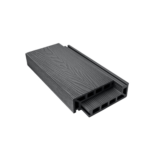 Grey Composite Woodgrain Step Edge 3.6m