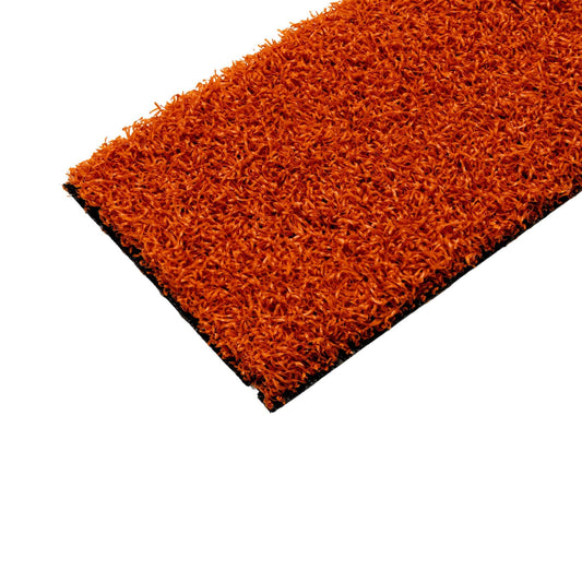 Orange Schools 10mm Artificial Grass Sample - Tuda Grass