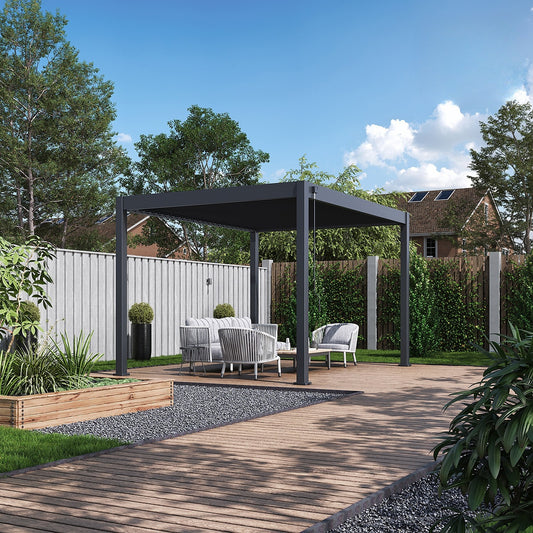 Tuda Aluminium Pergola 4m x 3m