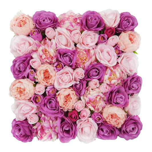 Artificial Flower Living Wall - Pink/Deep Pink - Tuda Grass