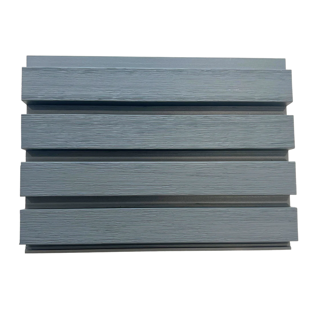 Composite Slatted Cladding – Silver - Series 1