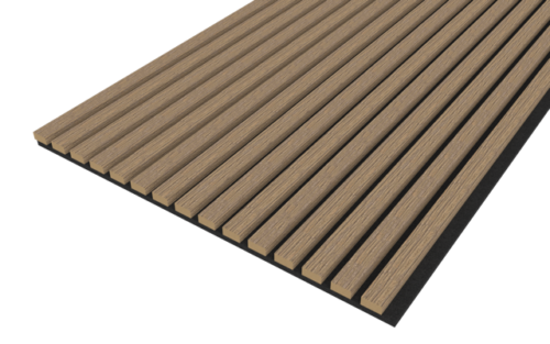 Smoked Oak Acoustic Wood Wall Panel Series 1 Sample