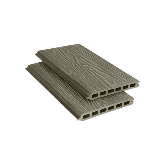 Composite Woodgrain Fencing Slat - Oak - Sample - Tuda Grass