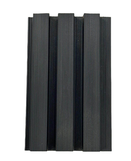 Composite Slatted Cladding Black - Series 2 - Tuda Grass