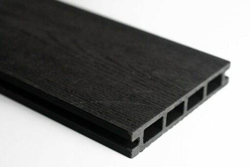 Charcoal Eco Composite Decking Sample - Tuda Grass