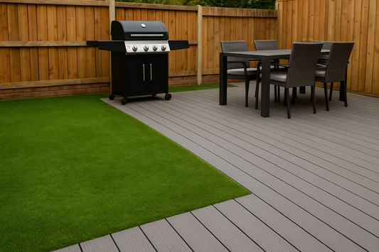Artificial Grass vs Composite Decking: Which Is More BBQ Friendly