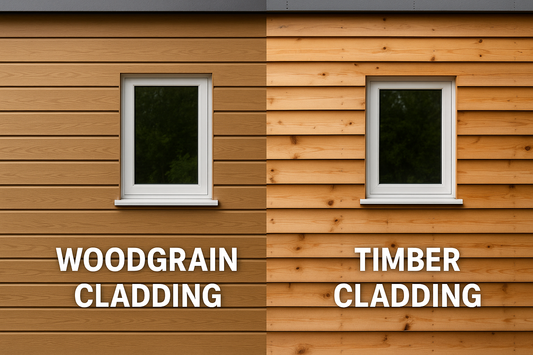 Woodgrain Cladding vs Real Timber: What’s the Difference?