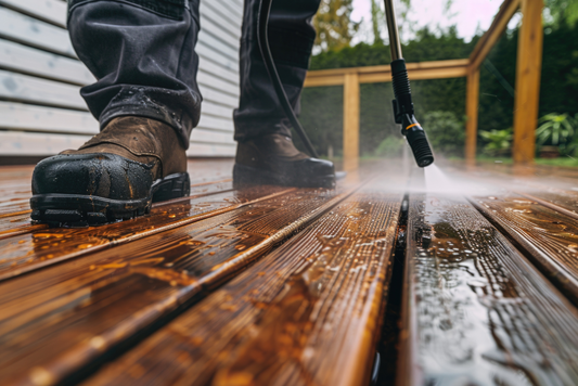 Can You Jet Wash Composite Decking to Remove Algae and Dirt?