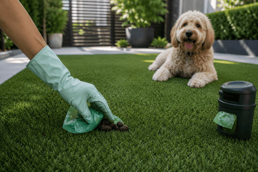 The Best Way to Clean Dog Poop from Artificial Grass