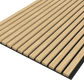 Oak Acoustic Wood Wall Panel Thin Slat Series 1 - 240/300x60cm - Tuda Grass