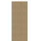 Oak Acoustic Wood Wall Panel Thin Slat Series 1 - 240/300x60cm - Tuda Grass