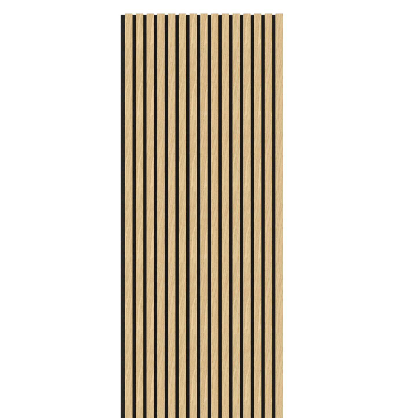 Oak Acoustic Wood Wall Panel Thin Slat Series 1 - 240/300x60cm