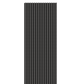 Black Acoustic Wood Wall Panel Thin Slat Series 1 - 240/300x60cm