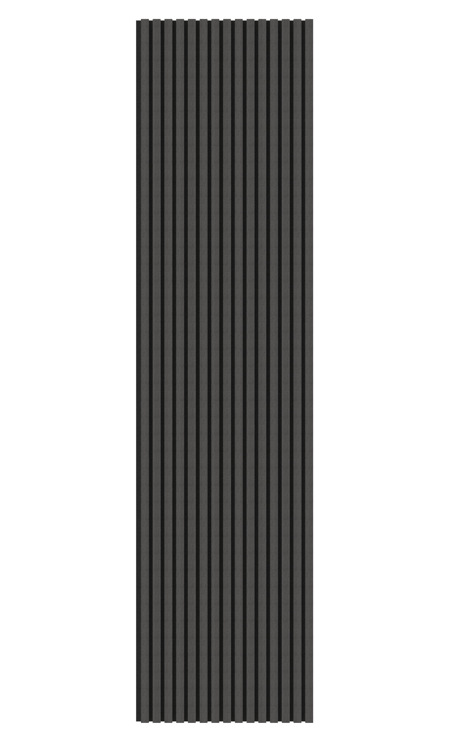 Black Acoustic Wood Wall Panel Series 1 Sample - Tuda Grass