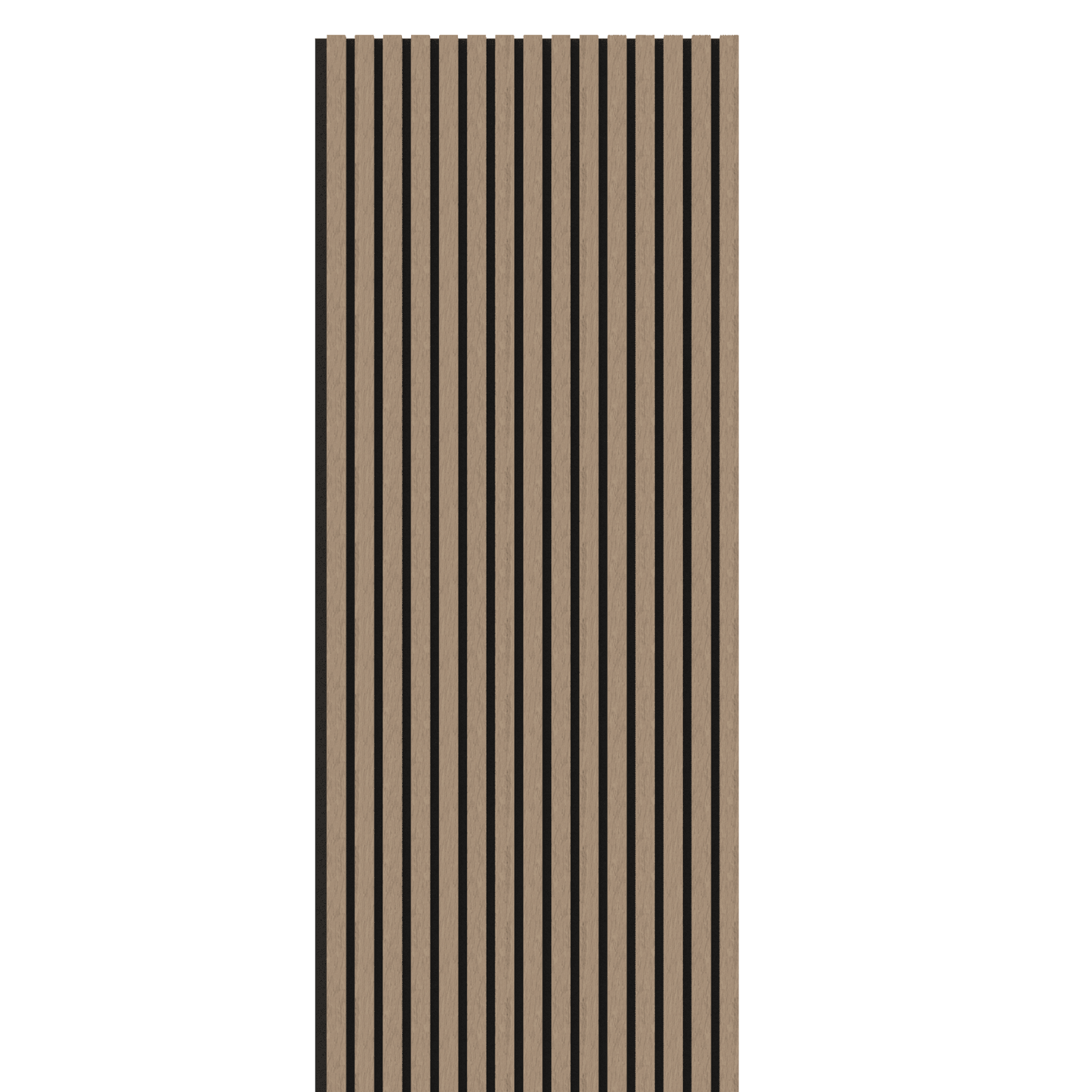 Walnut Acoustic Wood Wall Panel Thin Slat Series 1 - 240/300x60cm