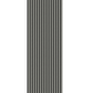 Grey Acoustic Wood Wall Panel Series 1 Sample - Tuda Grass