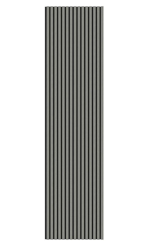 Grey Acoustic Wood Wall Panel Series 1 Sample - Tuda Grass
