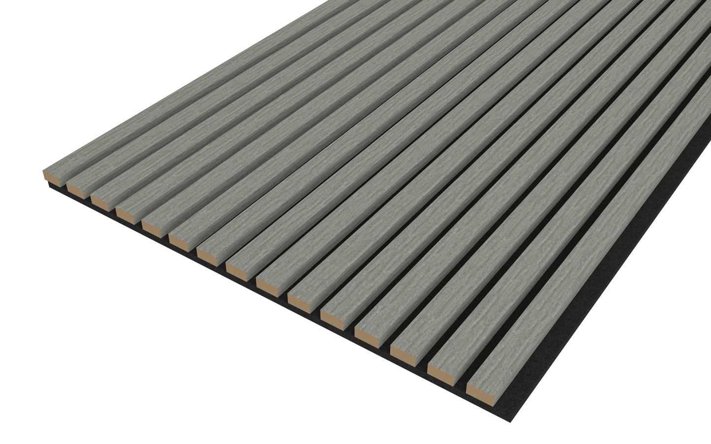 Grey Acoustic Wood Wall Panel Series 1 Sample