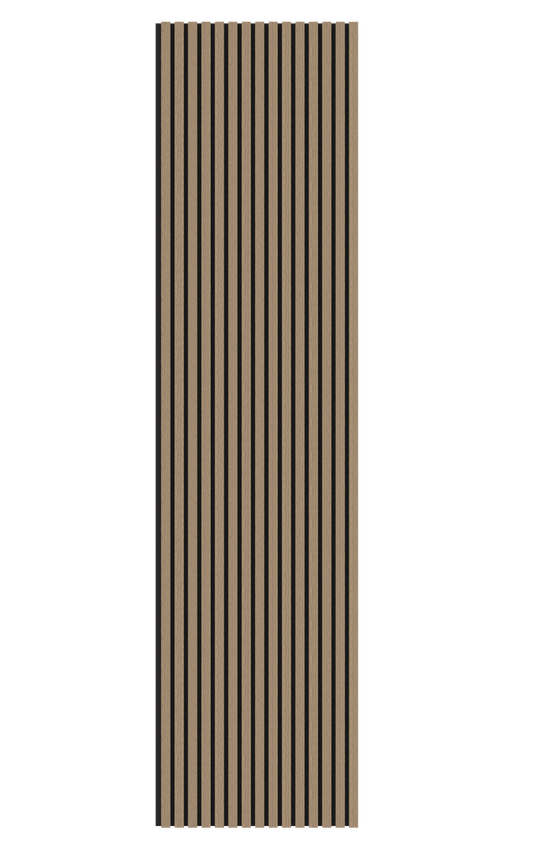 Smoked Oak Acoustic Wood Wall Panel Series 1 Sample