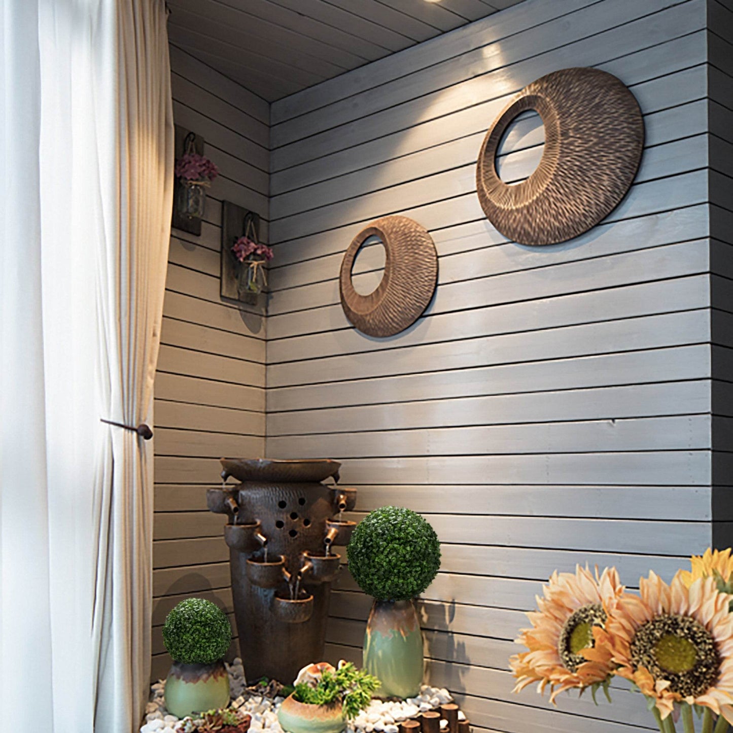 Boxwood Artificial Topiary Balls - Tuda Grass