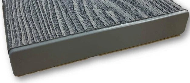 Grey Composite Decking End Caps – Fits 3.6m & 4.8m Board