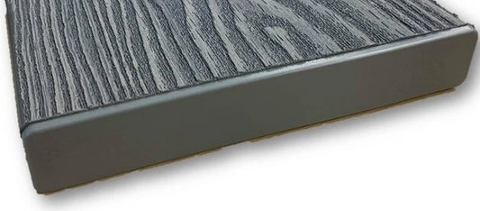 Grey Composite Decking End Caps – Fits 3.6m & 4.8m Board