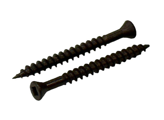 100x Colour Coded Walnut Screws