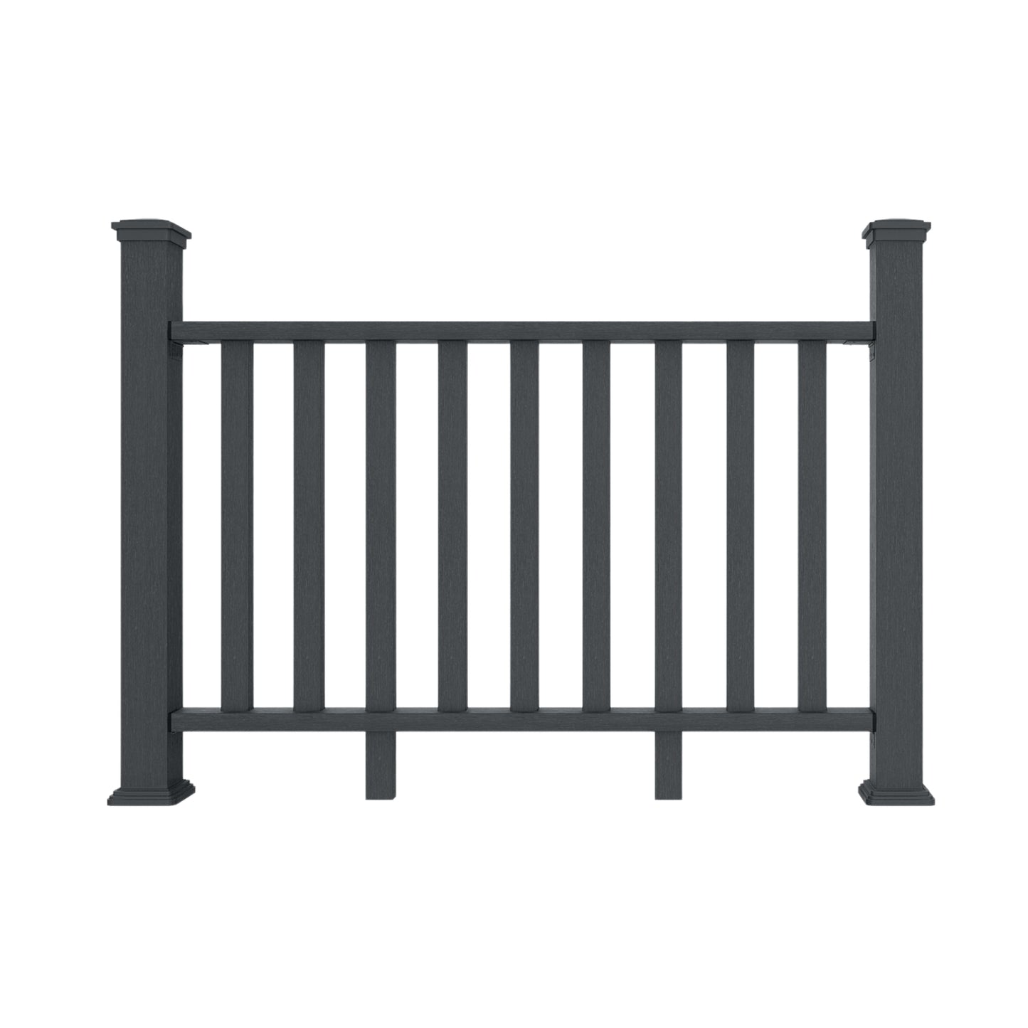Premium Co-Extrusion Grey Ash Composite 1.5m Balustrade Kit