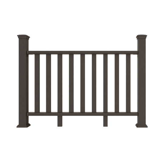 Premium Co-Extrusion Walnut Composite 1.5m Balustrade Kit