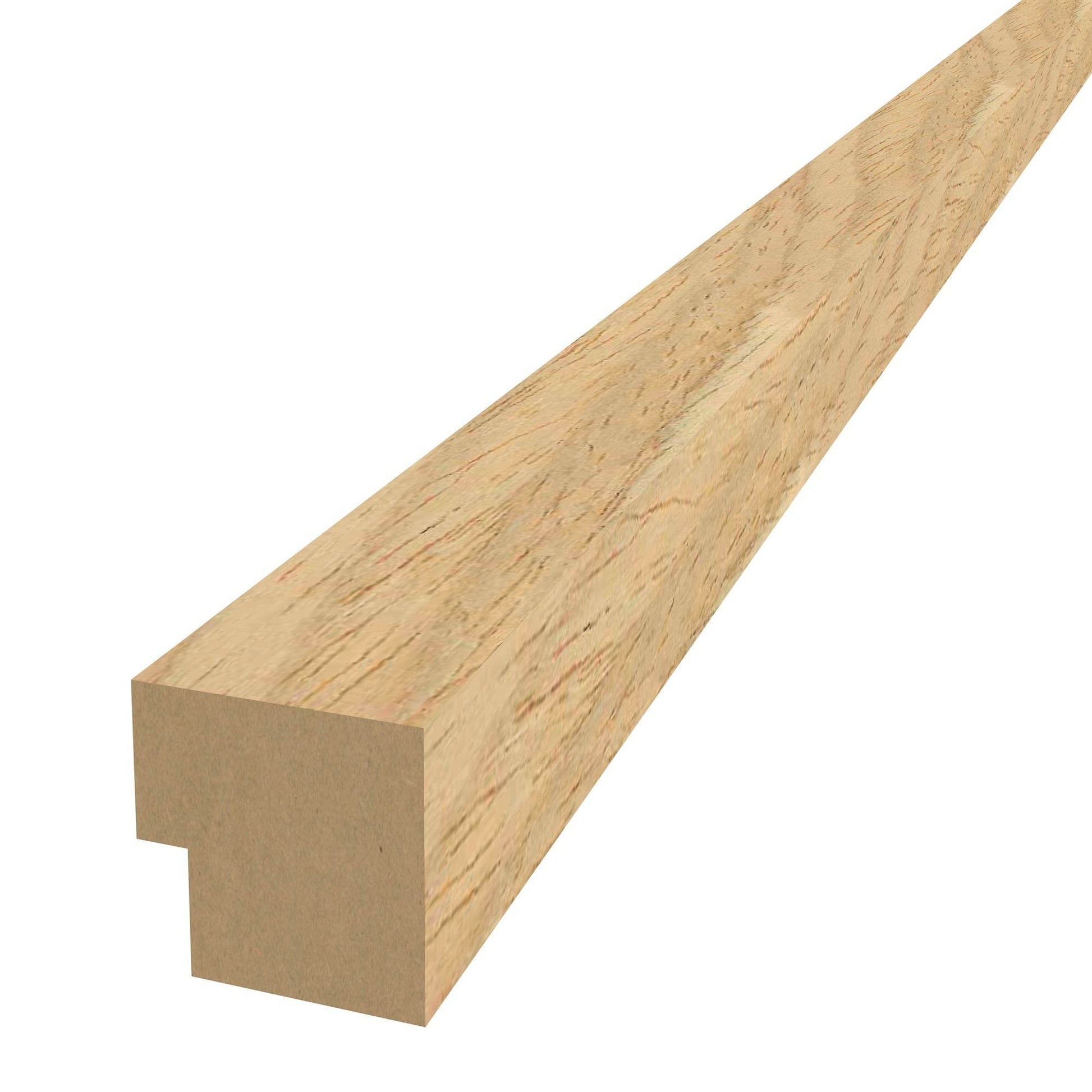 Oak Acoustic Wood Wall Panel End Bar Piece Trim Series 1 - 240cm - Tuda Grass