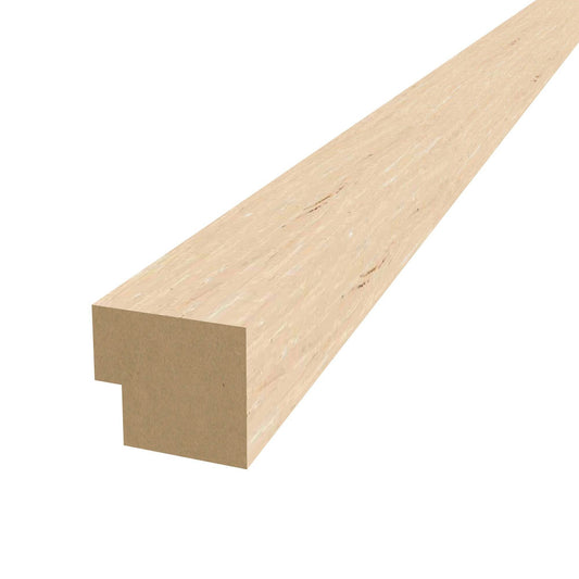 Washed Oak Acoustic Wood Wall Panel End Bar Piece Trim Series 1 - 240cm - Tuda Grass
