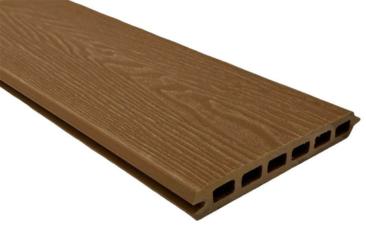 Composite Fencing Slat - Teak - Sample - Tuda Grass