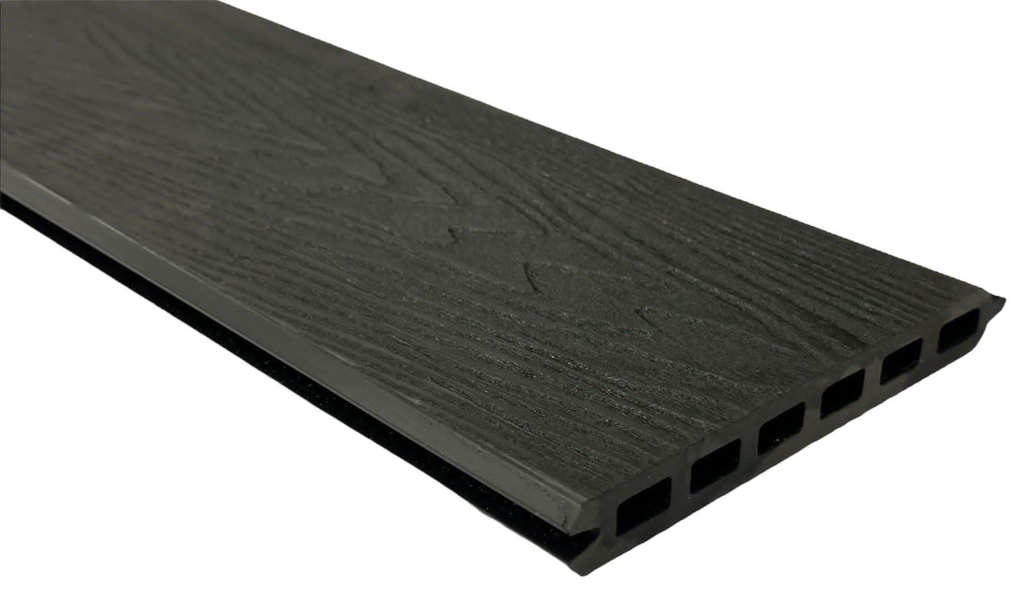Composite Fencing Slat - Black - Tuda Grass