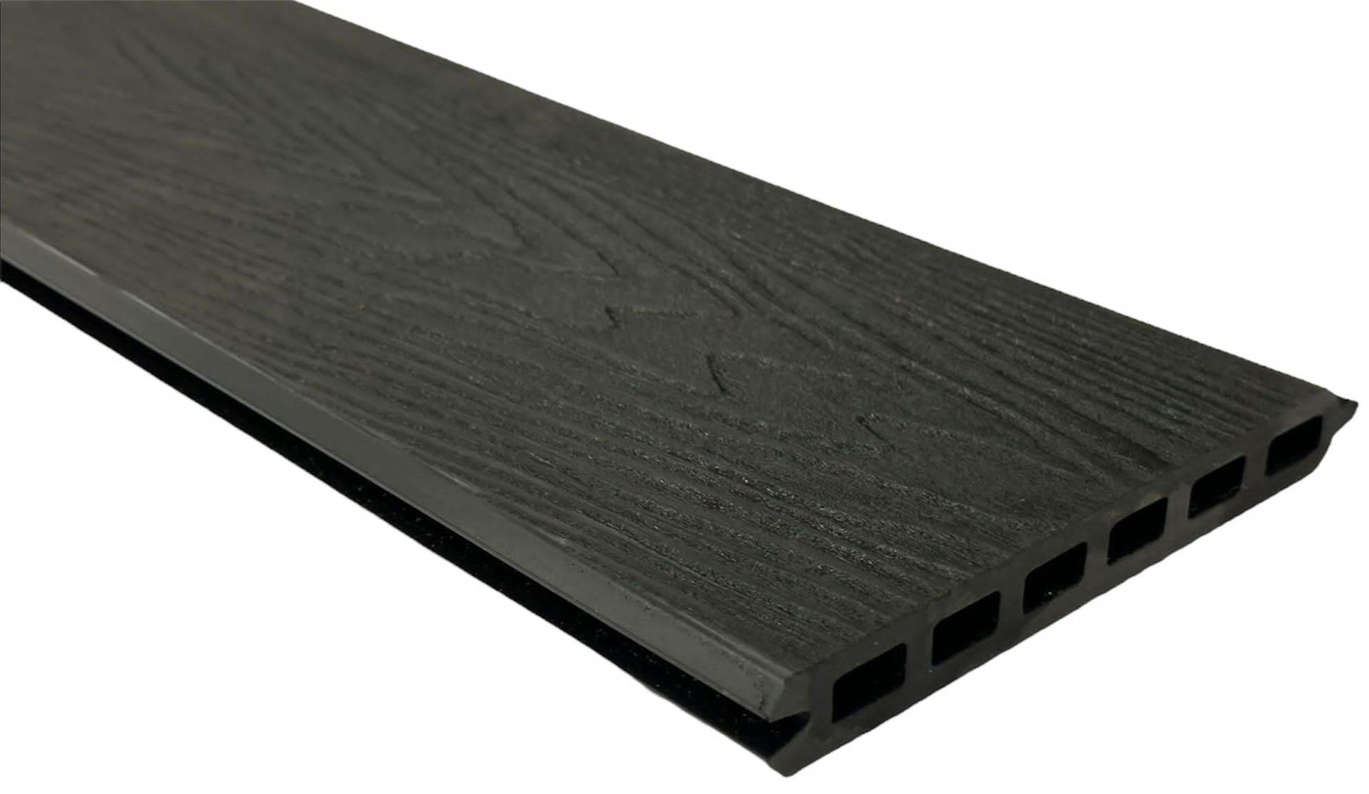 Composite Fencing Slat - Black - Tuda Grass