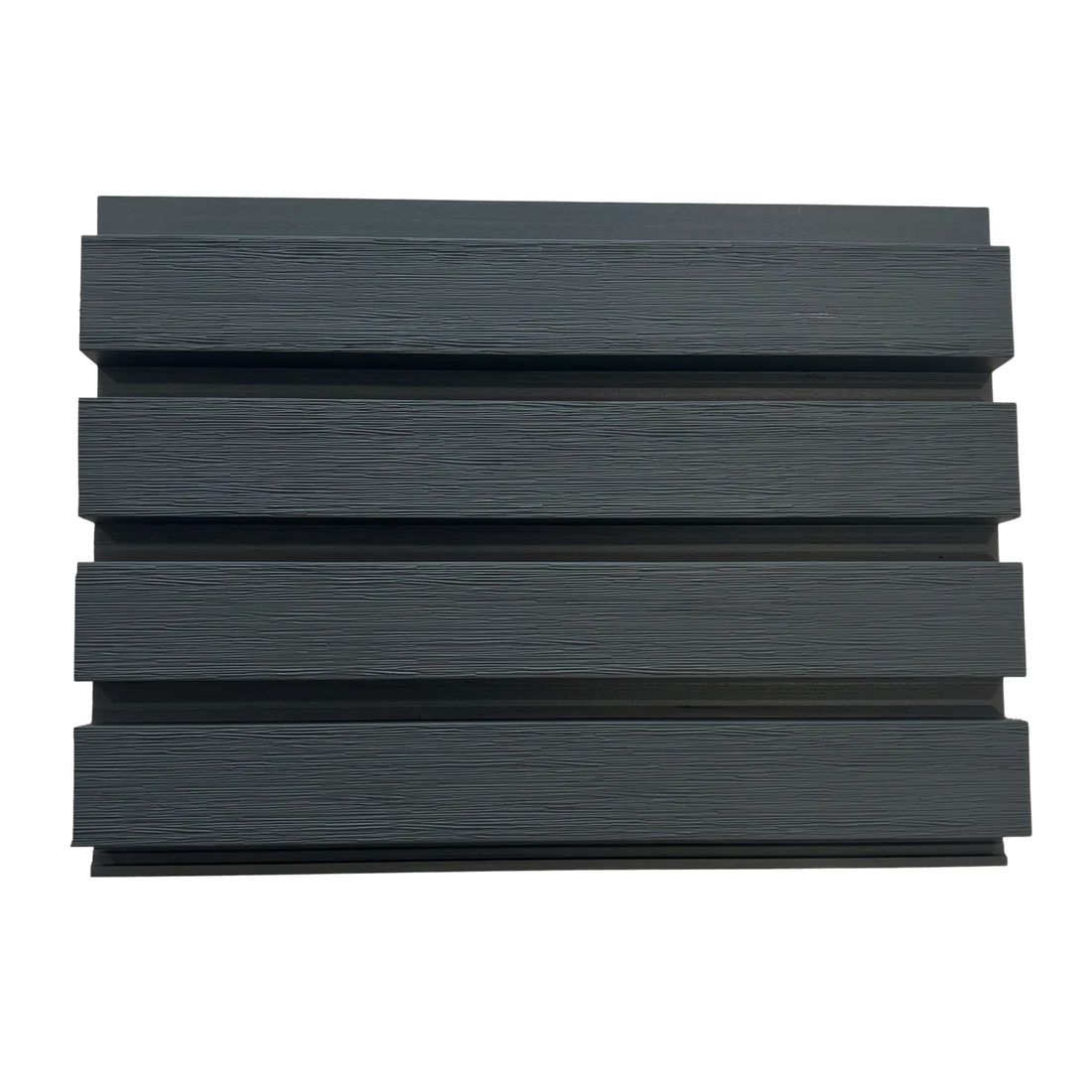 Composite Slatted Cladding – Anthracite - Series 1 – Tuda Grass