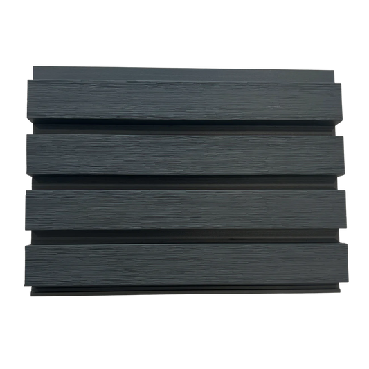 Composite Slatted Cladding – Anthracite - Series 1