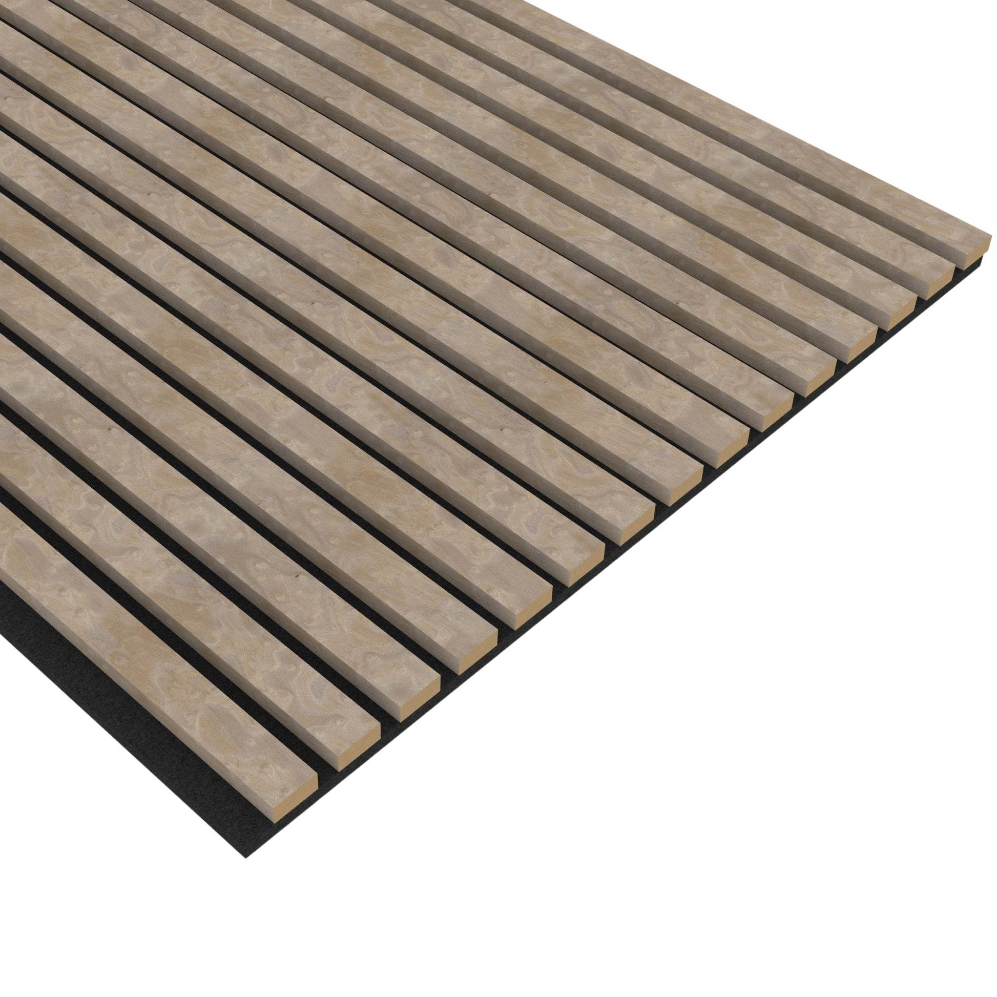 Stone Acoustic Wood Wall Panel Series 1 Sample - Tuda Grass