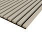 White Acoustic Wood Wall Panel Series 1 Sample - Tuda Grass